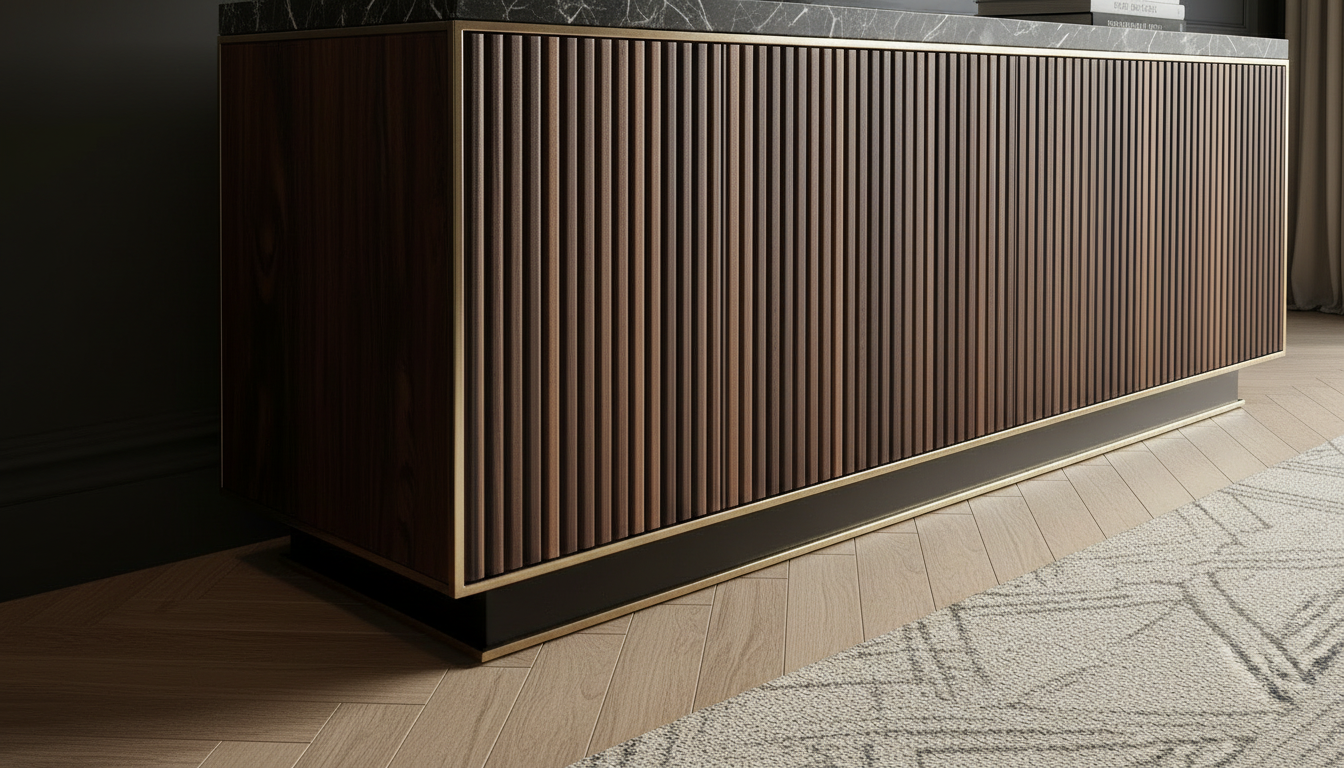 Ebony Makasar bespoke sideboard – handcrafted luxury furniture – Chris Cimer – UK, Poland, Europe